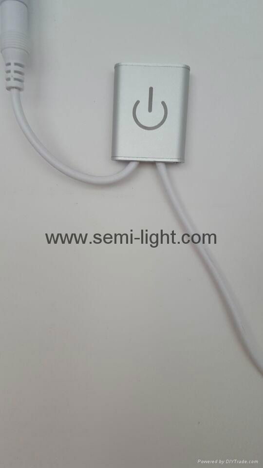 Low voltage touch dimmer for led strip light