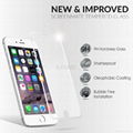 Iloome iphone6 plus 5.5in White 9H tempered glass screen protector 2
