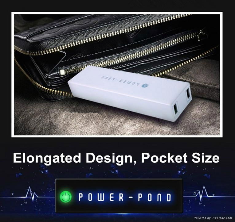 Double Output High Capacity Energy Plus Battery Power Bank 12000mAh 4