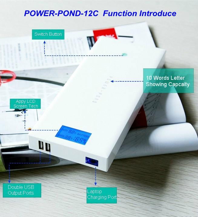 Capacity 36000mAh New Design Charger Mobile Battery Power for Laptops 2