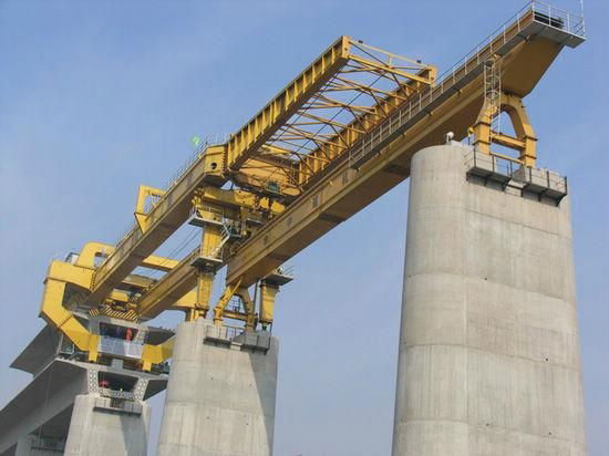 Bridge Girder Launcher for High-speed Railway