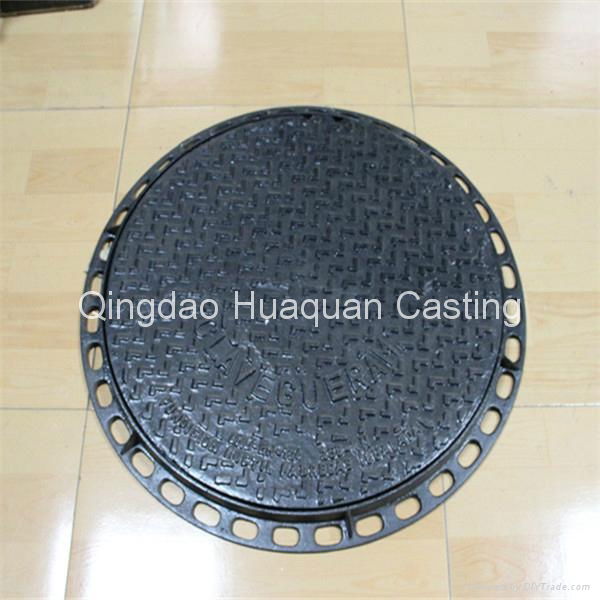 Ductile Iron Cast Manhole Cover and Frame 4