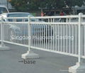 Iron Crash Barrier Base for Road