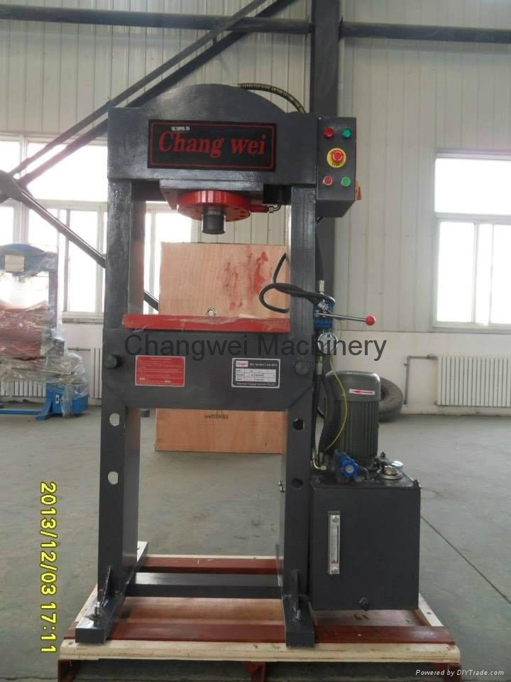 H frame hydraulic press 3