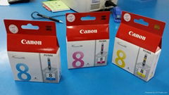 NEW Lot of 2  original Canon CLI-8Bk Black Ink Tanks GENUINE!