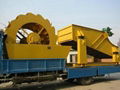 Professional engineer bucket wheel sand washing machine 2