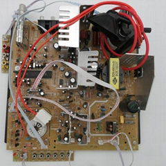 TV main board with single chip