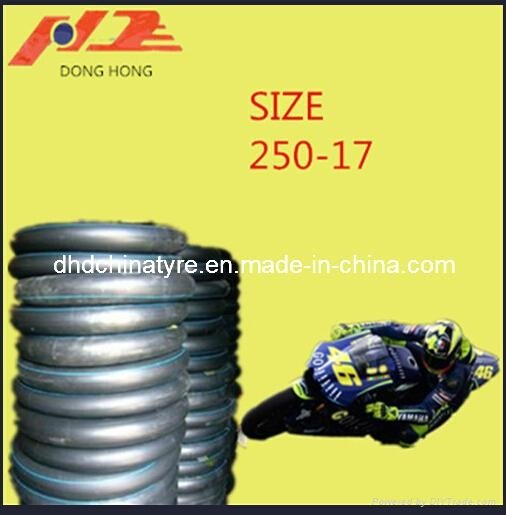Butyl Rubber Hot Selling and Good Quality Motorcycle Inner Tube (250-18) 5