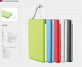 Promotional Gifts Ultra-thin External Portable Credit Card Size 4000 Power Bank 4