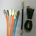 NEW Design High Quality Micro Lightning 2 in 1 USB Fast Charging Date Cable 3