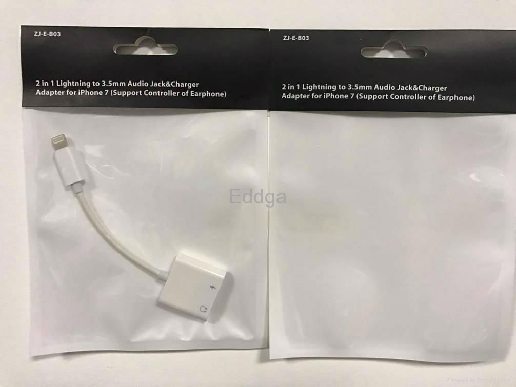 NEW Apple iPhone 7 & 7 Plus Lightning to DC 3.5mm Charge Headphone Jack Adapter 4