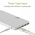 20000mAh 3 IN 1 USB Portable Battery Quick Charge QC 2.0 External Power Banks