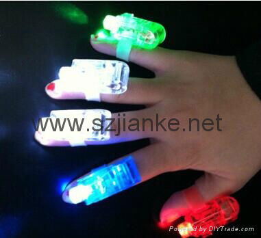 Flashing LED Finger Ring  fingetr torch flashlight 2