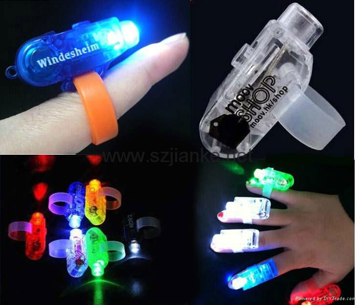 Flashing LED Finger Ring  fingetr torch flashlight