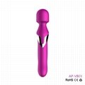 Roating Head Japanese AV Wand Massager G-Spot Clitoris Vibrator for Women 5