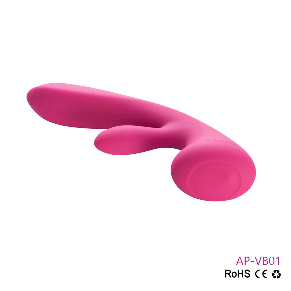 2017 Tongue Oral Sex G-Spot Clitors Rabbit Silicone Vibrator Sex Toys for Women 3