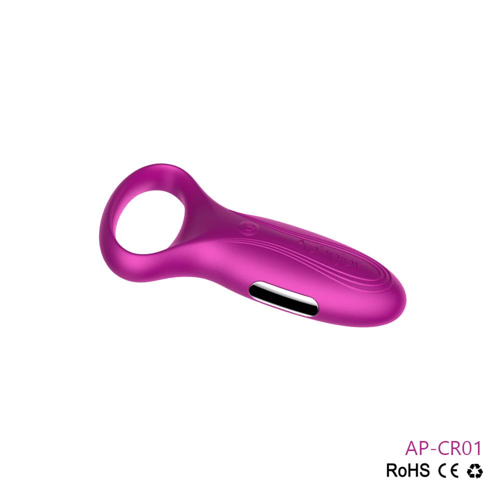 7 Speed USB Rechargeable Waterproof Vibrating Silicone Cock Penis Ring for Men 2