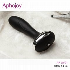 10 Speed Vibrating Heating Silicone Anal Butt Plug Prostate Massager 