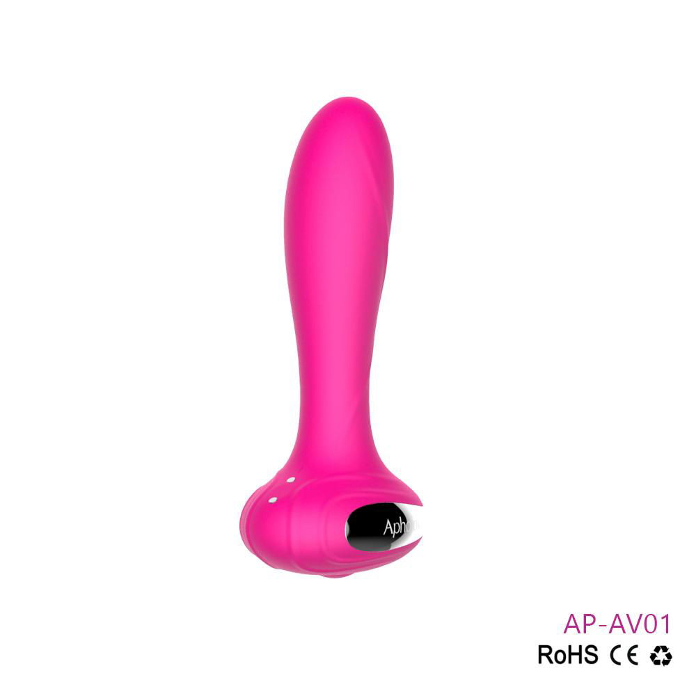 10 Speed Vibrating Heating Silicone Anal Butt Plug Prostate Massager  2