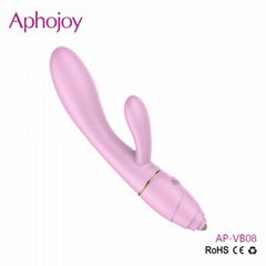 Silicone 8+3 Multi-Speed G-spot Clitoris Rabbit Vibrator Sex Toys for Women