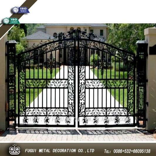 Decorative and Elegant wrought iron gate