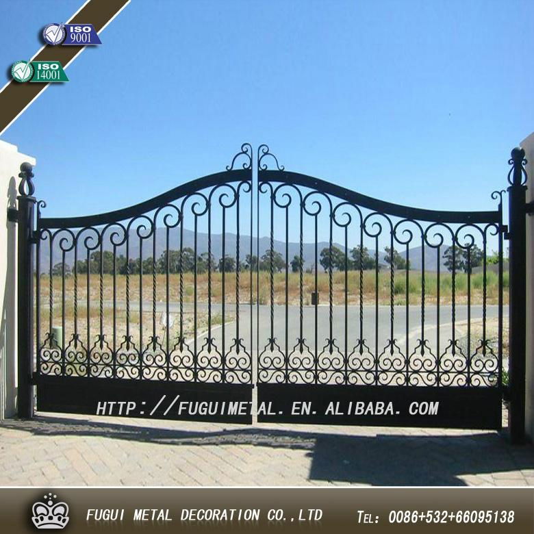 Decorative and Elegant wrought iron gate 2