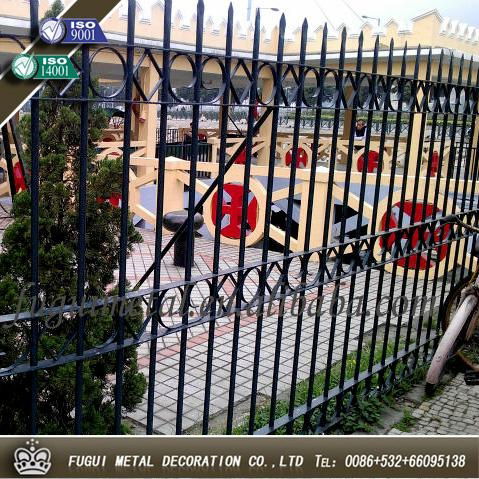 High Quality HDG wrought iron fence