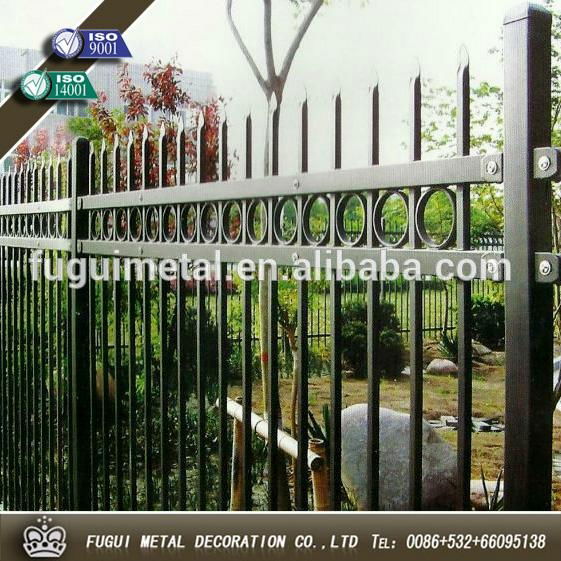 High Quality HDG wrought iron fence 3