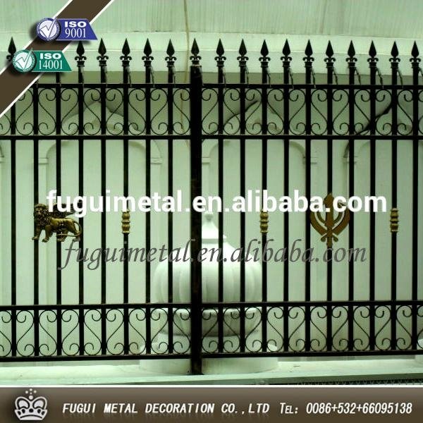 High Quality HDG wrought iron fence 4