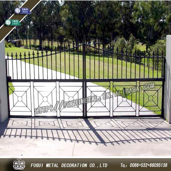 High quality wrought iron gate main swinging gate 2
