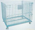 folding storage cage,storage box,warehouse cage,mesh cage 1