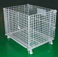 folding storage cage,storage box,warehouse cage,mesh cage 3