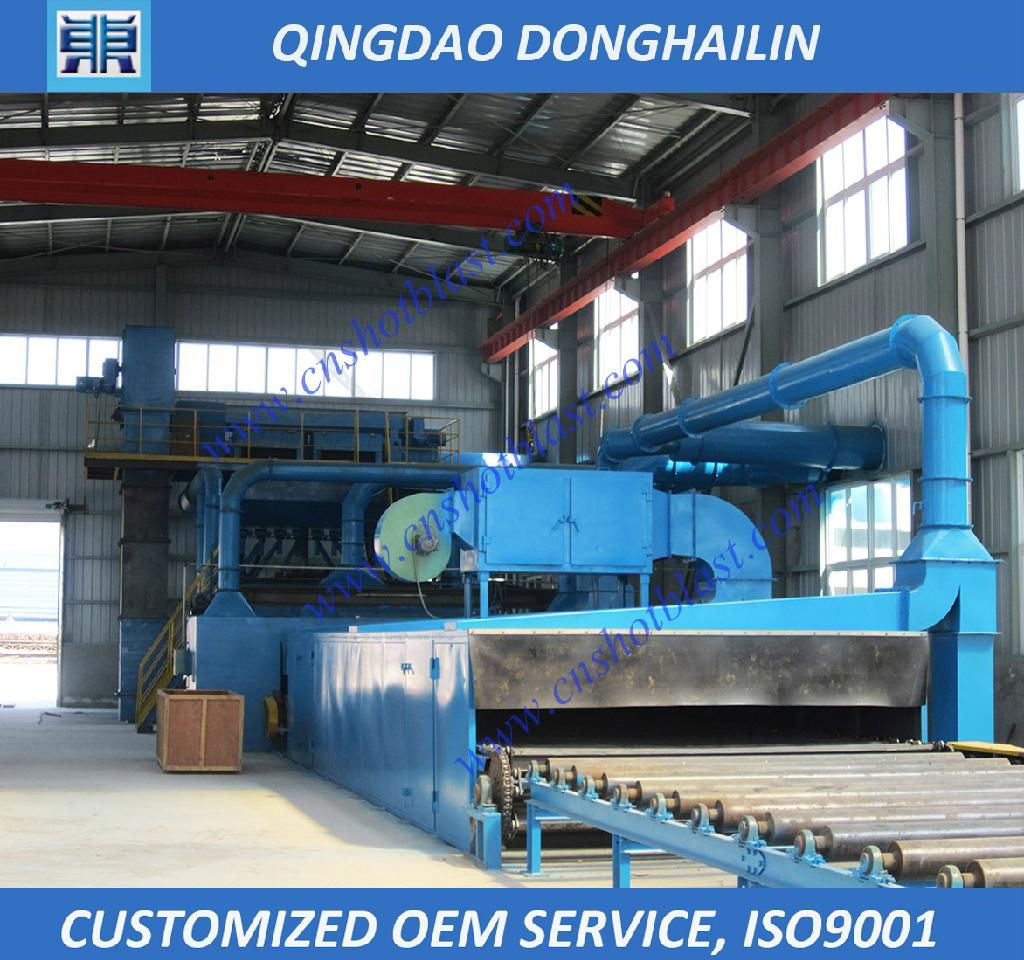 steel plate shot blasting machine Q69-3 4