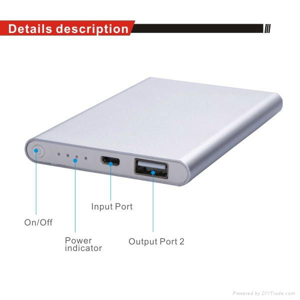 Universal External Battery Charger-4000mAH 2