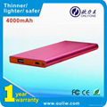 Led indicator Ultra Slim Power Bank with built in torch-4000mAh 1