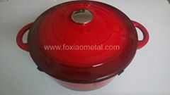 Cast Iron Enamel Casserole