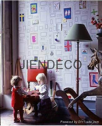 Children room decoration carton wallpaper JE52050 2