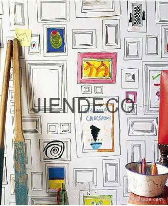 Children room decoration carton wallpaper JE52050 4