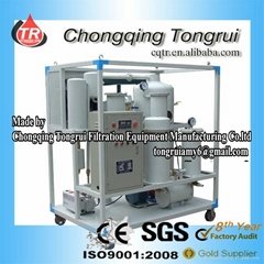 Water Impurities Removing Waste Lubricant Oil Treatment Machine Factory