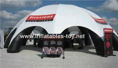 Custom Inflatable  Spider Dome Tent for Sports Cover