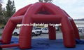 2014 Red inflatable dome inflatable dome tent inflatable air dome tent for sal 2