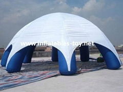 cheap inflatable spider tent,blue cover inflatable spider tent