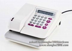 DB310 check writer  for 5 or 16 currency code 