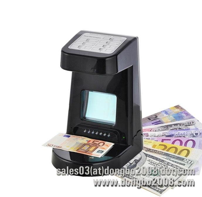 Counterfeit detector DB330 for any currencies with UV , MG , IR ,WM
