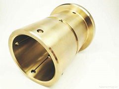 Brass machining parts cnc lathe  machinery turning part