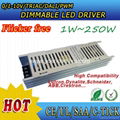 No flikcer dimmable power supply 12V 24V