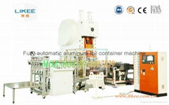 Silver plate aluminum foil container machine LK-T63