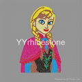 Frozen Elsa Anna rhinestone transfer hotfix motifs 3