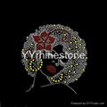 Afro girl beautiful black girls rock rhinestone transfer hotfix motifs 3