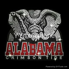 alabama crimson tide Rhinestone transfer Motif For Tshirts